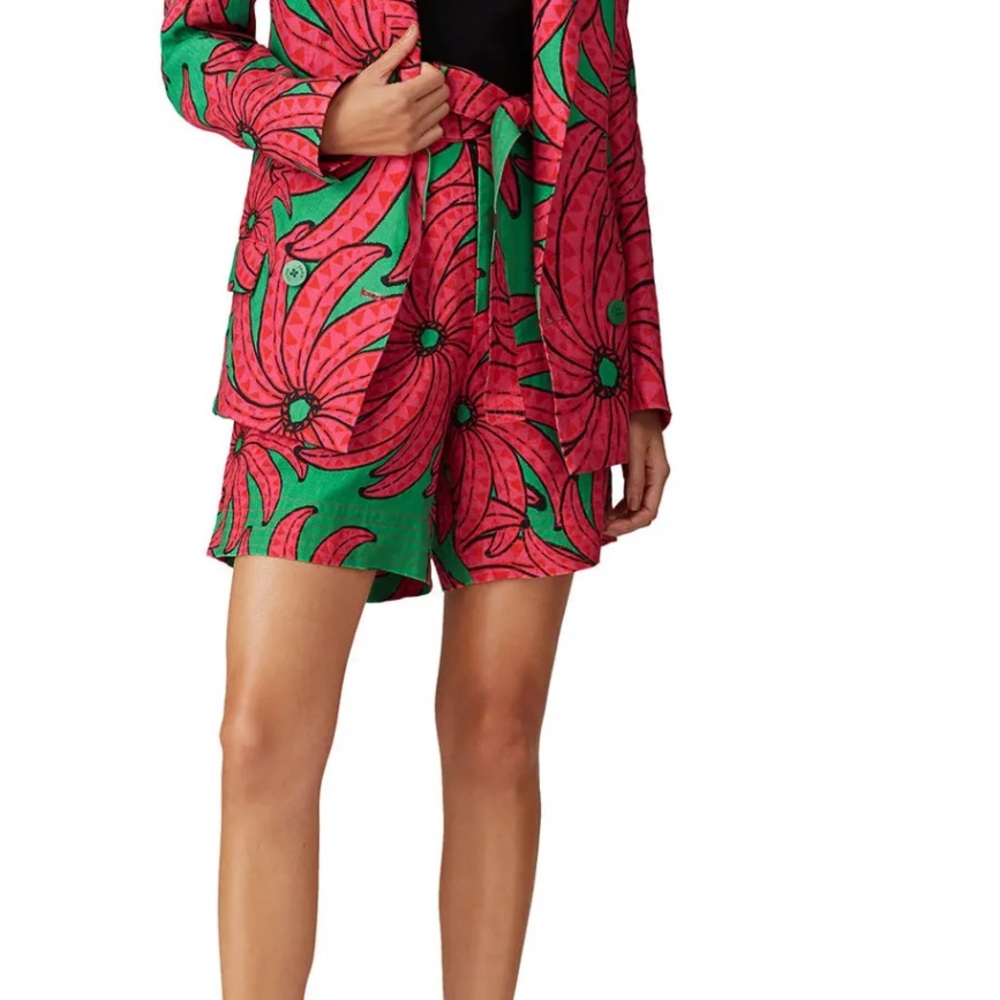 Farm Rio x Alberto Pitta linen short